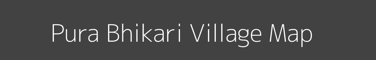 Map of Pura Bhikari Village in Uttar Pradesh Image