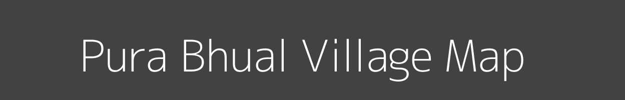 Map of Pura Bhual Village in Uttar Pradesh Image