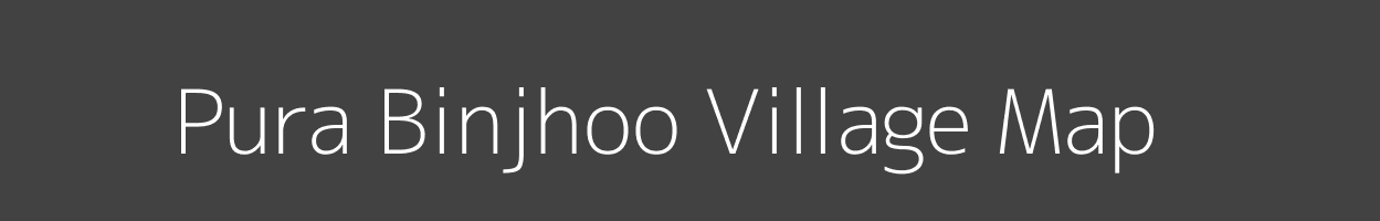 Map of Pura Binjhoo Village in Uttar Pradesh Image