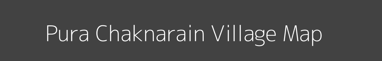 Map of Pura Chaknarain Village in Uttar Pradesh Image