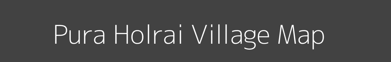 Map of Pura Holrai Village in Uttar Pradesh Image