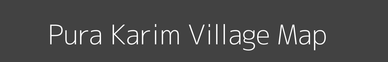 Map of Pura Karim Village in Uttar Pradesh Image