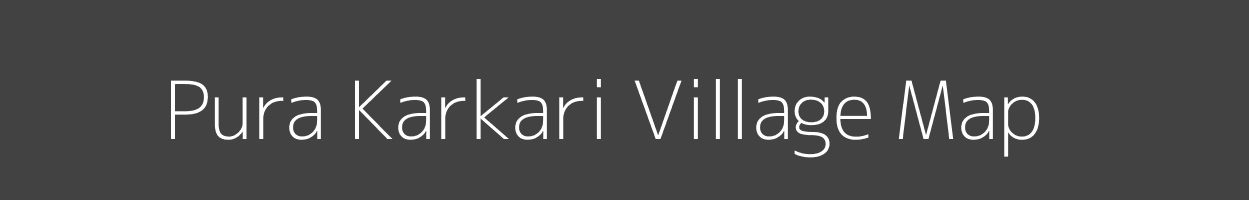 Map of Pura Karkari Village in Madhya Pradesh Image