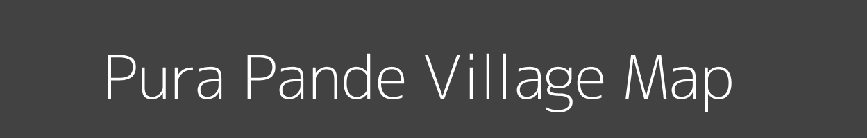 Map of Pura Pande Village in Uttar Pradesh Image