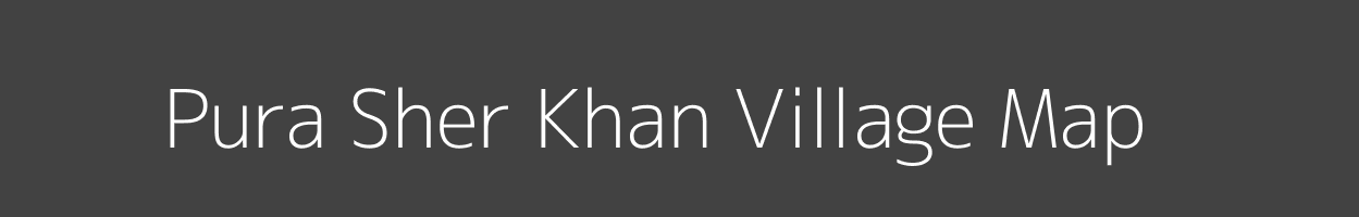 Map of Pura Sher Khan Village in Uttar Pradesh Image