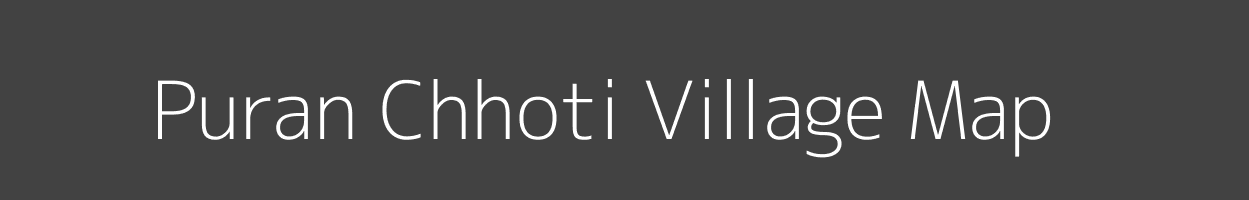 Map of Puran Chhoti Village in Rajasthan Image