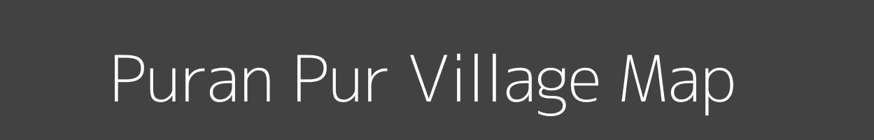 Map of Puran Pur Village in Uttar Pradesh Image