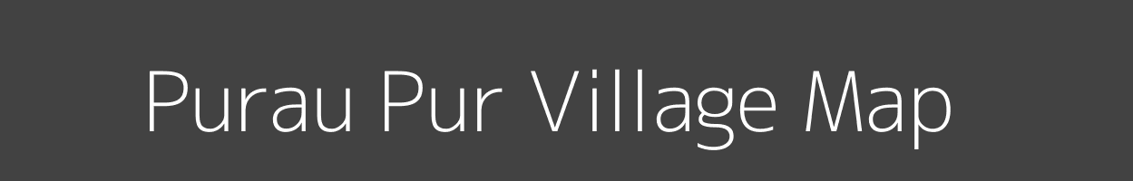 Map of Purau Pur Village in Uttar Pradesh Image