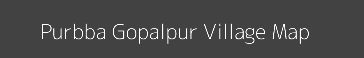 Map of Purbba Gopalpur Village in West Bengal Image
