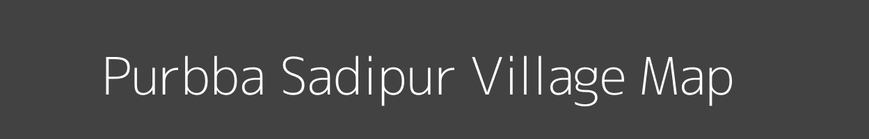 Map of Purbba Sadipur Village in West Bengal Image