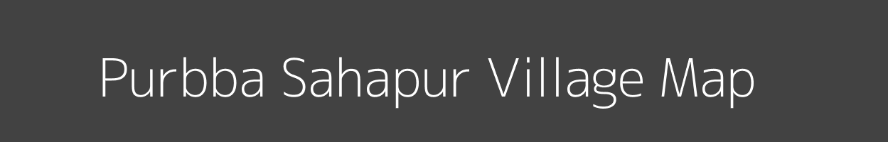 Map of Purbba Sahapur Village in West Bengal Image