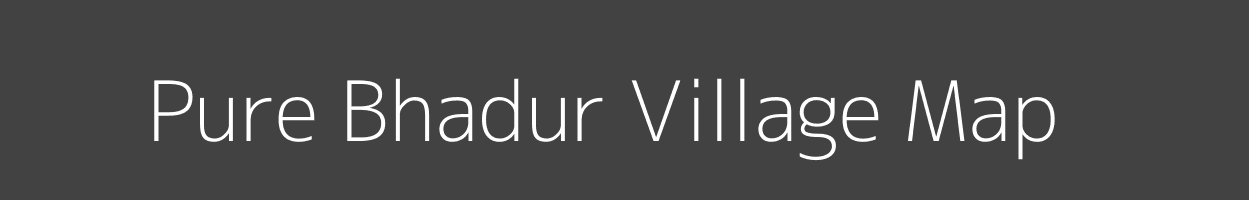 Map of Pure Bhadur Village in Uttar Pradesh Image