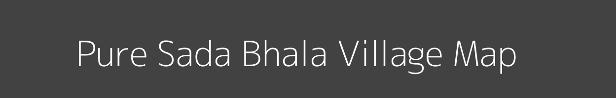 Map of Pure Sada Bhala Village in Uttar Pradesh Image