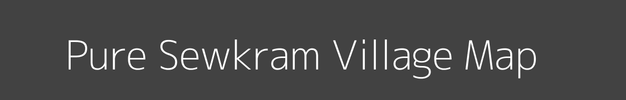 Map of Pure Sewkram Village in Uttar Pradesh Image