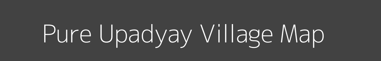 Map of Pure Upadyay Village in Uttar Pradesh Image