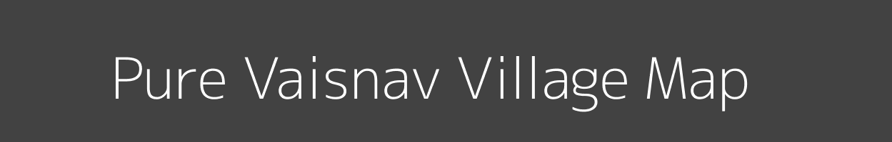 Map of Pure Vaisnav Village in Uttar Pradesh Image