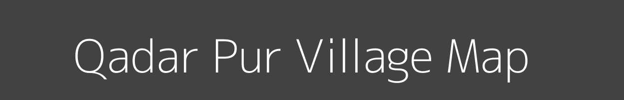 Map of Qadar Pur Village in Jammu and Kashmir Image