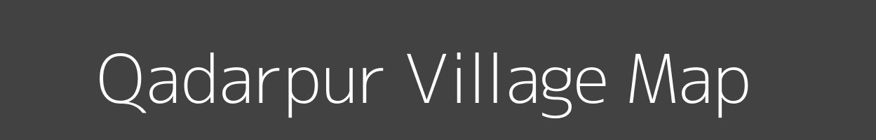 Map of Qadarpur Village in Uttarakhand Image