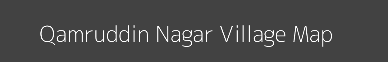 Map of Qamruddin Nagar Village in Uttar Pradesh Image