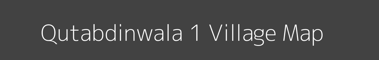 Map of Qutabdinwala 1 Village in Punjab Image