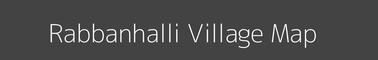 Map of Rabbanhalli Village in Karnataka Image