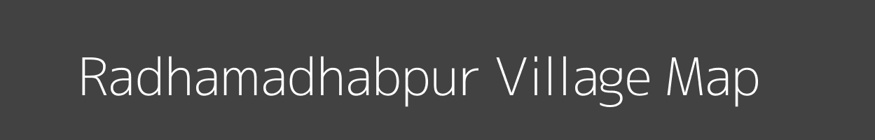 Map of Radhamadhabpur Village in Odisha Image