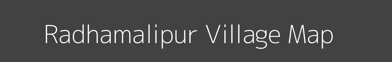 Map of Radhamalipur Village in Odisha Image