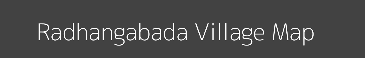 Map of Radhangabada Village in Odisha Image