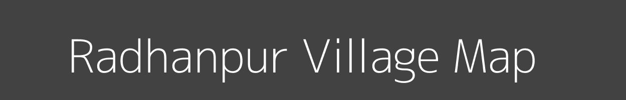 Map of Radhanpur Village in Gujarat Image