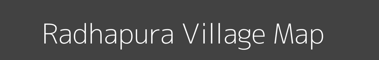 Map of Radhapura Village in Madhya Pradesh Image