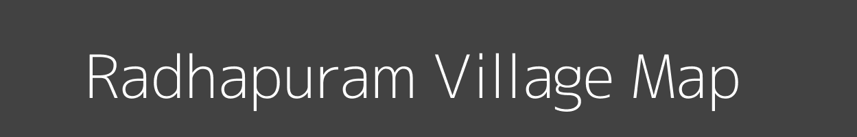 Map of Radhapuram Village in Tamil Nadu Image