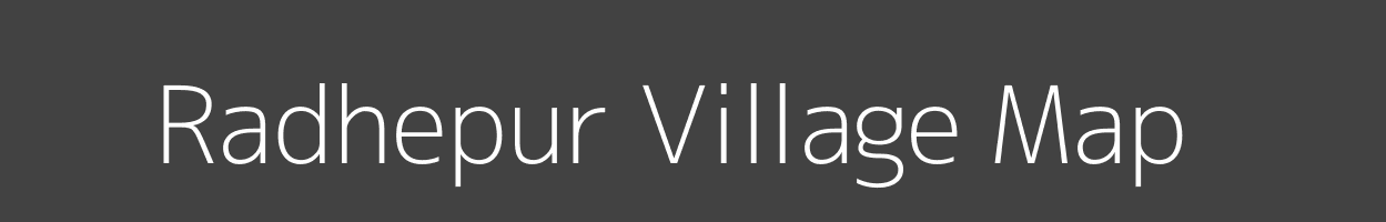 Map of Radhepur Village in Uttar Pradesh Image