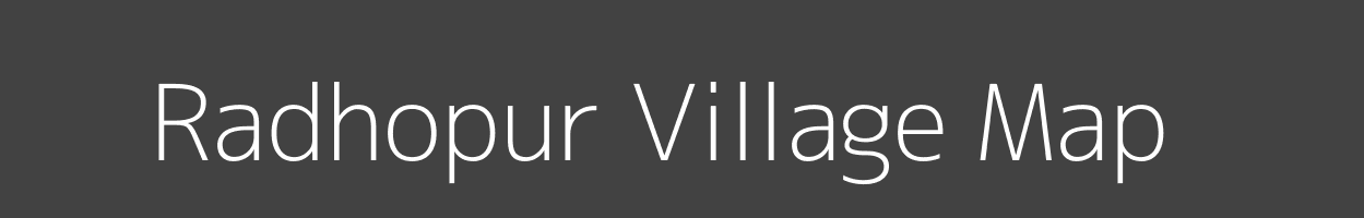 Map of Radhopur Village in Uttar Pradesh Image