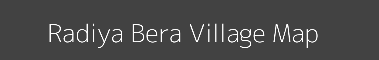 Map of Radiya Bera Village in Rajasthan Image