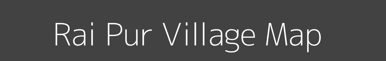 Map of Rai Pur Village in Uttar Pradesh Image