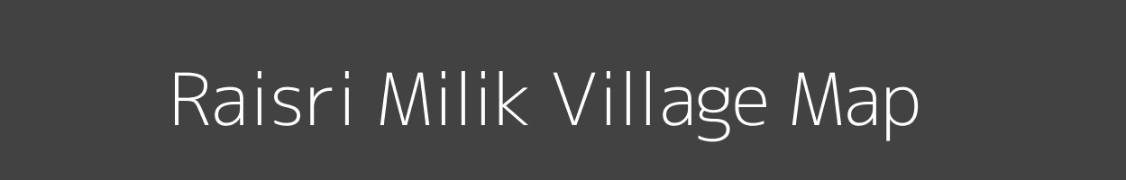 Map of Raisri Milik Village in Bihar Image