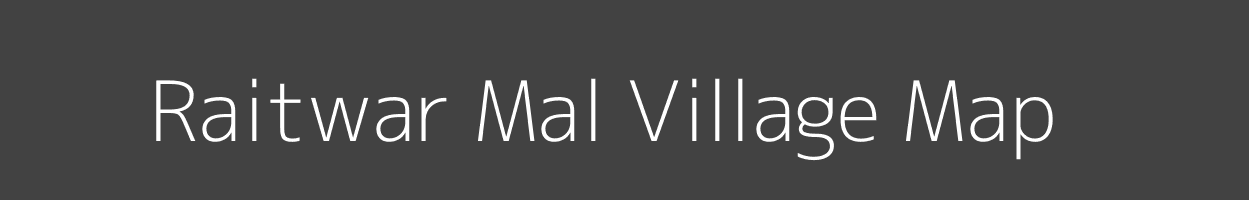 Map of Raitwar Mal Village in Madhya Pradesh Image