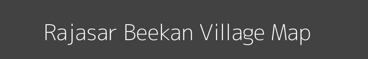 Map of Rajasar Beekan Village in Rajasthan Image