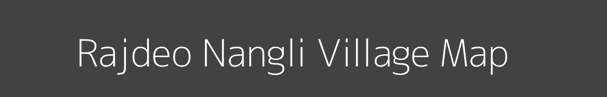 Map of Rajdeo Nangli Village in Uttar Pradesh Image