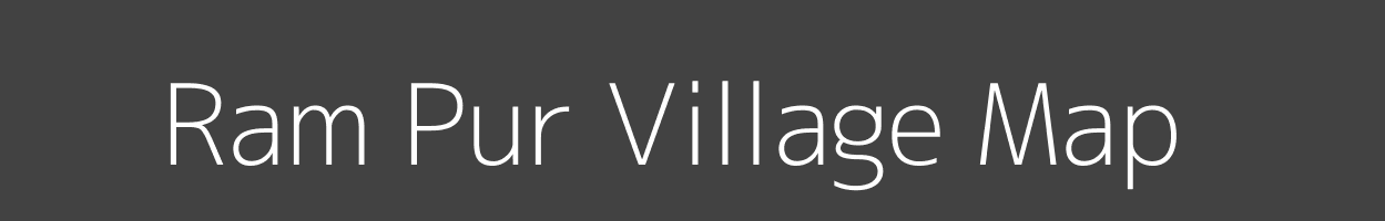 Map of Ram Pur Village in Uttar Pradesh Image