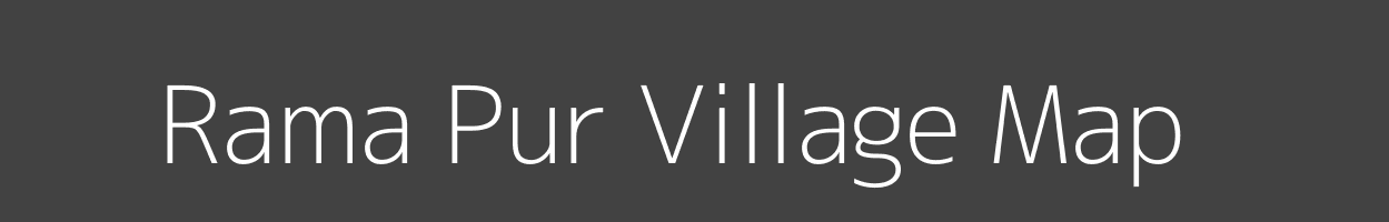 Map of Rama Pur Village in Uttar Pradesh Image