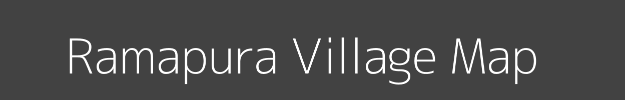 Map of Ramapura Village in Karnataka Image