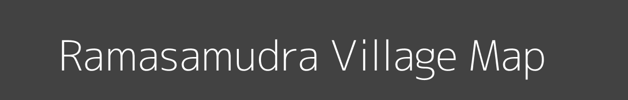 Map of Ramasamudra Village in Karnataka Image