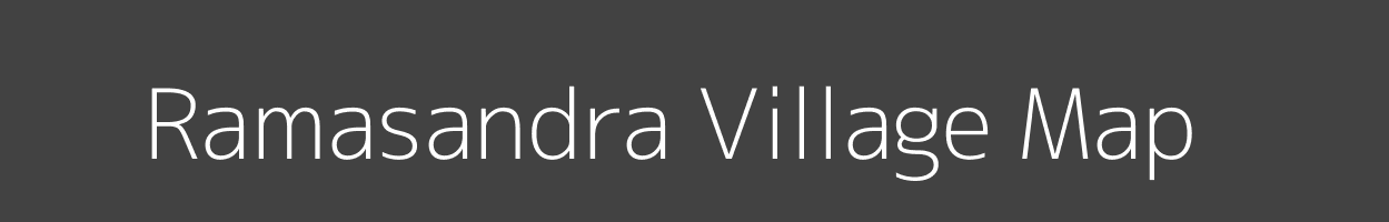 Map of Ramasandra Village in Karnataka Image