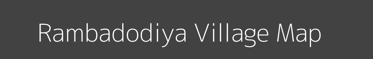 Map of Rambadodiya Village in Madhya Pradesh Image