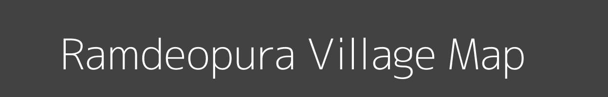 Map of Ramdeopura Village in Rajasthan Image