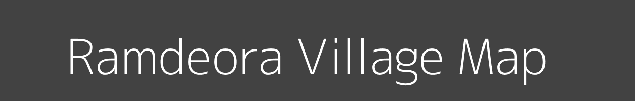 Map of Ramdeora Village in Rajasthan Image