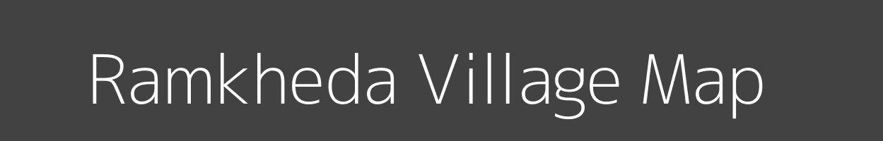 Map of Ramkheda Village in Madhya Pradesh Image