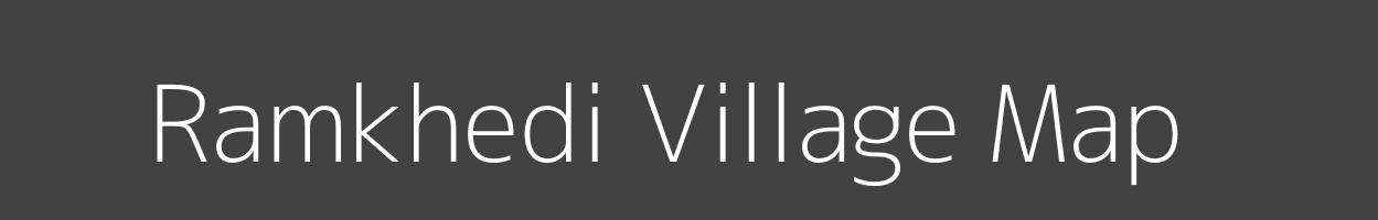 Map of Ramkhedi Village in Madhya Pradesh Image