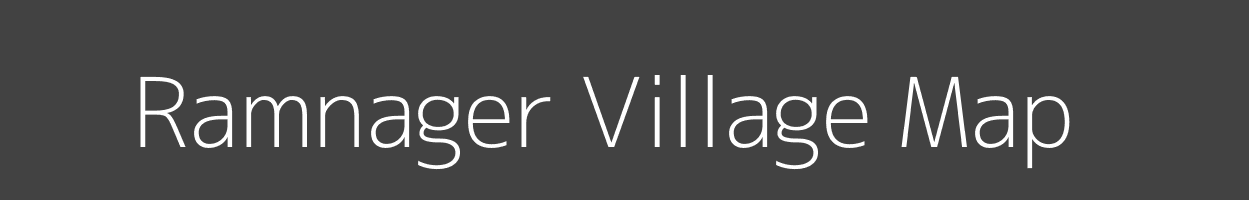 Map of Ramnager Village in Uttar Pradesh Image